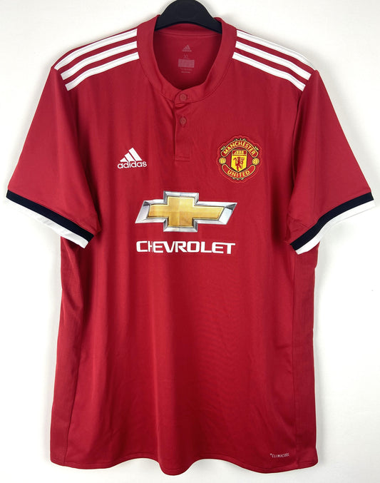 2017 2018 Manchester United Adidas Home Football Shirt Men's XL