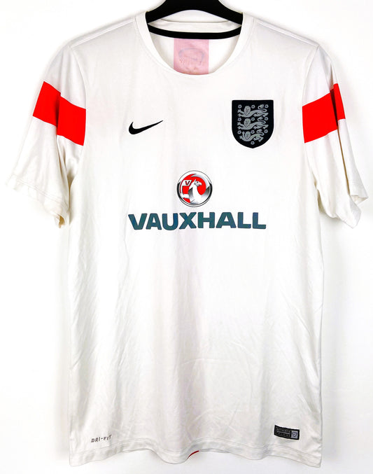 2014 2015 England Pre Match Training Football Shirt Men's Large