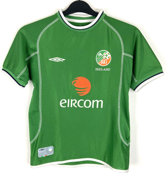 2001 2003 Republic of Ireland Umbro Home Football Shirt Kids 7-8 years