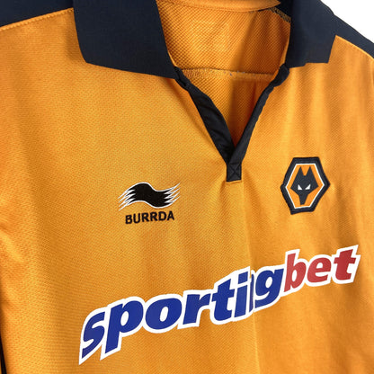 2010 2011 Wolves Burrda Home Football Shirt Men's Medium