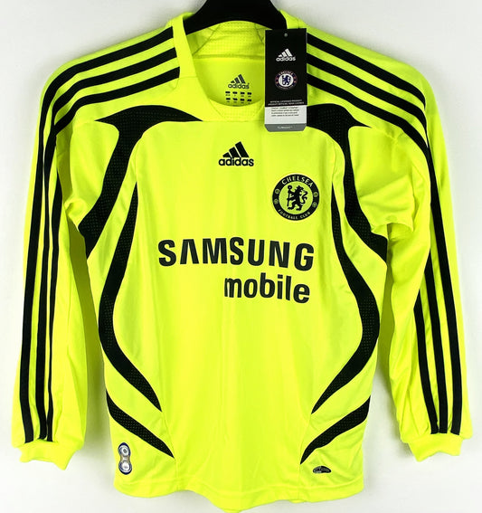 BNWT 2007 2008 Chelsea Adidas Away Long-sleeved Football Shirt Kids 8-9 Years