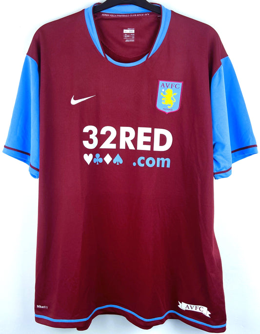 2007 2008 Aston Villa Nike Home Football Shirt Men's XXL