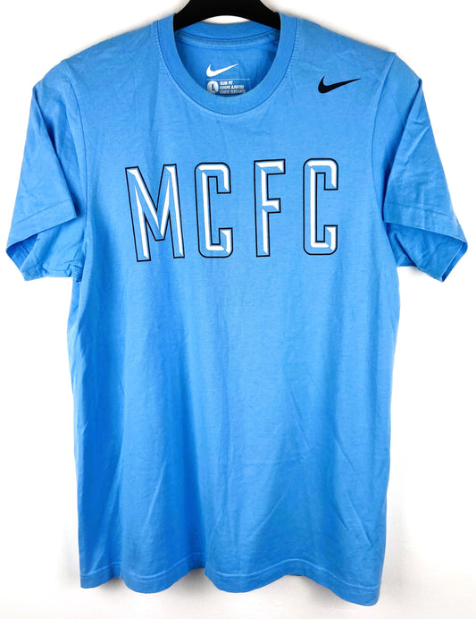 Manchester City Nike Football TEE Men's Large