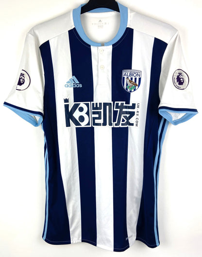 2016 2017 West Brom Adidas Home Football Shirt Men's Medium