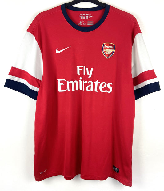 2012 2014 Arsenal Nike Home Football Shirt Men's XXL