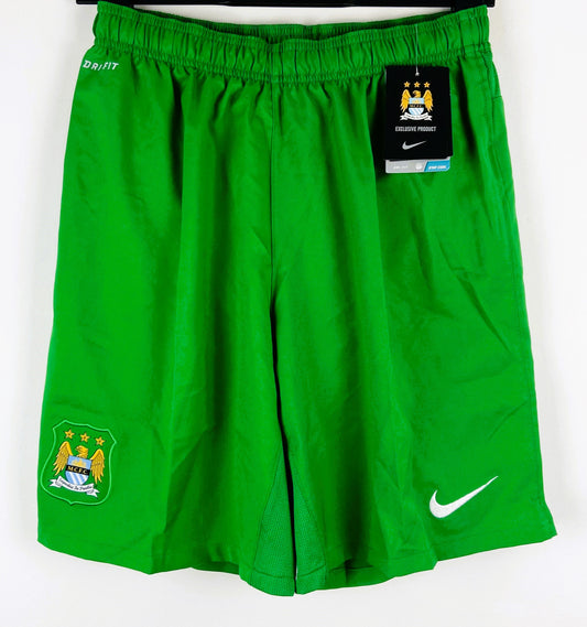 BNWT 2014 2015 Manchester City Nike Goalkeeper Football Shorts Men's Large