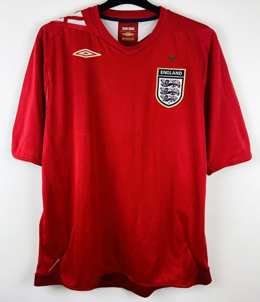 2006 2008 England Umbro Away Football Shirt Men's XL