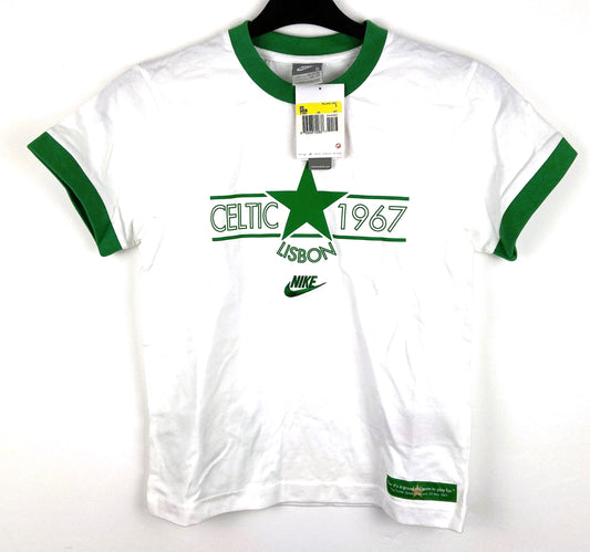 BNWT 2007 Celtic Nike 1967 Lisbon Football T-shirt Kids Sizes