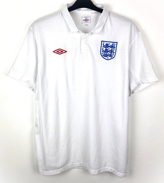 2009 2010 England Umbro Home Football Shirt Men's XL