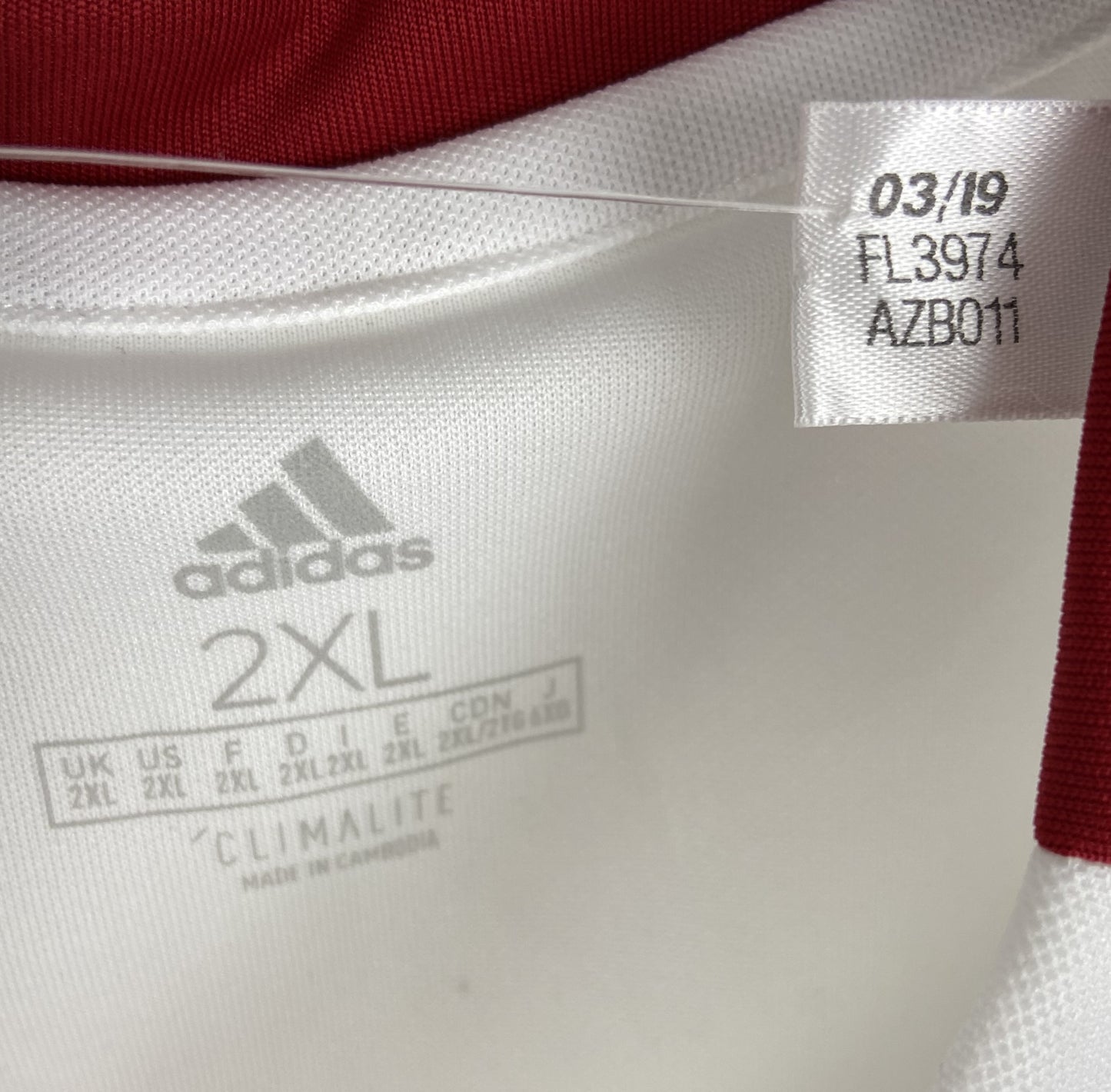 BNWT 2019 2020 Fulham Adidas Home Football Shirt Men's XXL