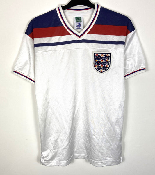 1980 1982 England Score Draw Home Football Shirt Men's Medium