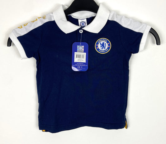BNWT Chelsea Football Polo Shirt Kids 18-24 Months