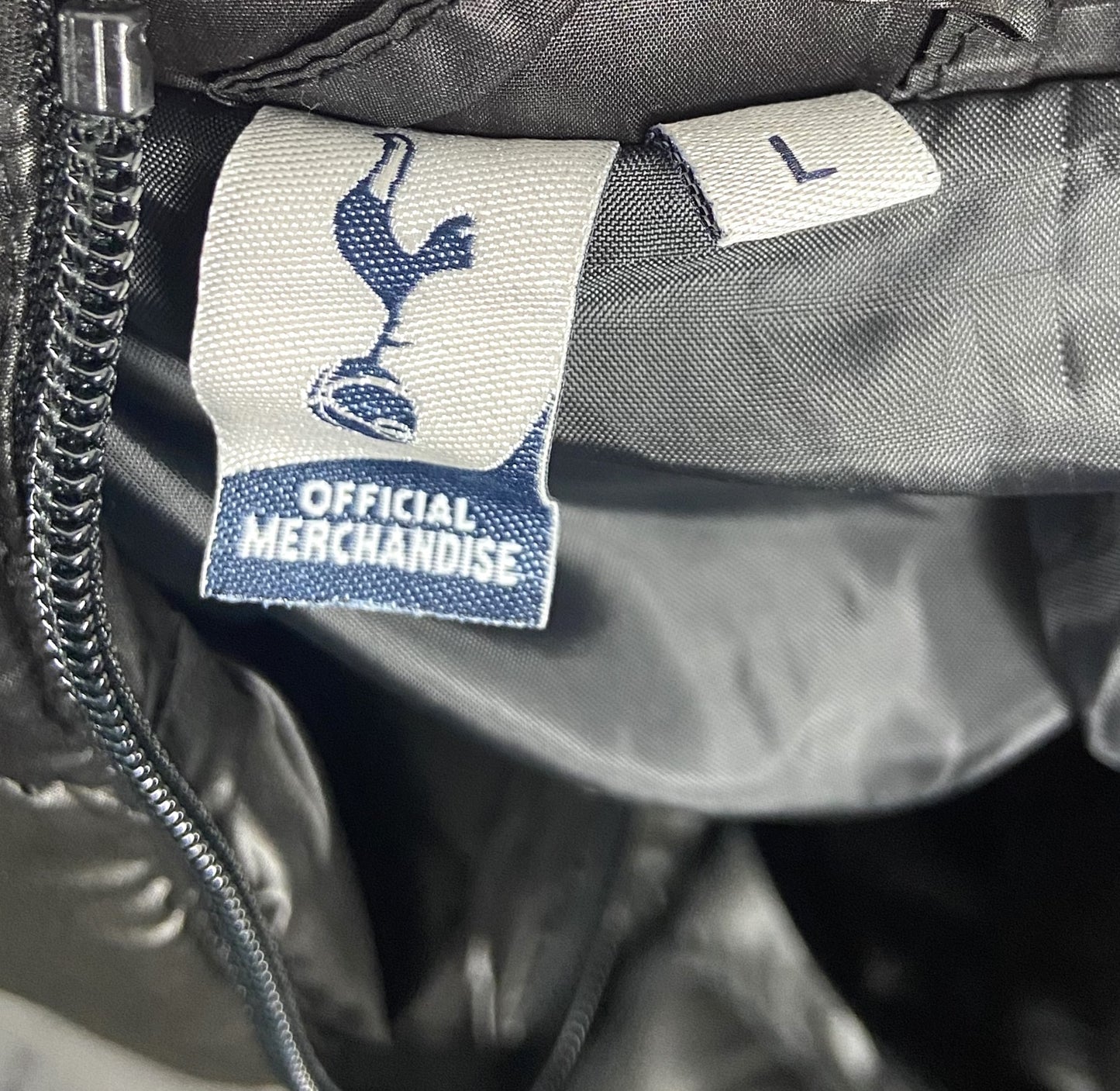 Tottenham Hotspur Football Puffer Coat Jacket Men's Large â UK Football Shirts LTD