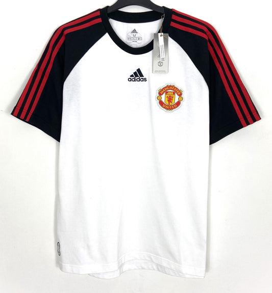 BNWT Manchester United Adidas Teamgeist Football T-Shirt Men's Medium