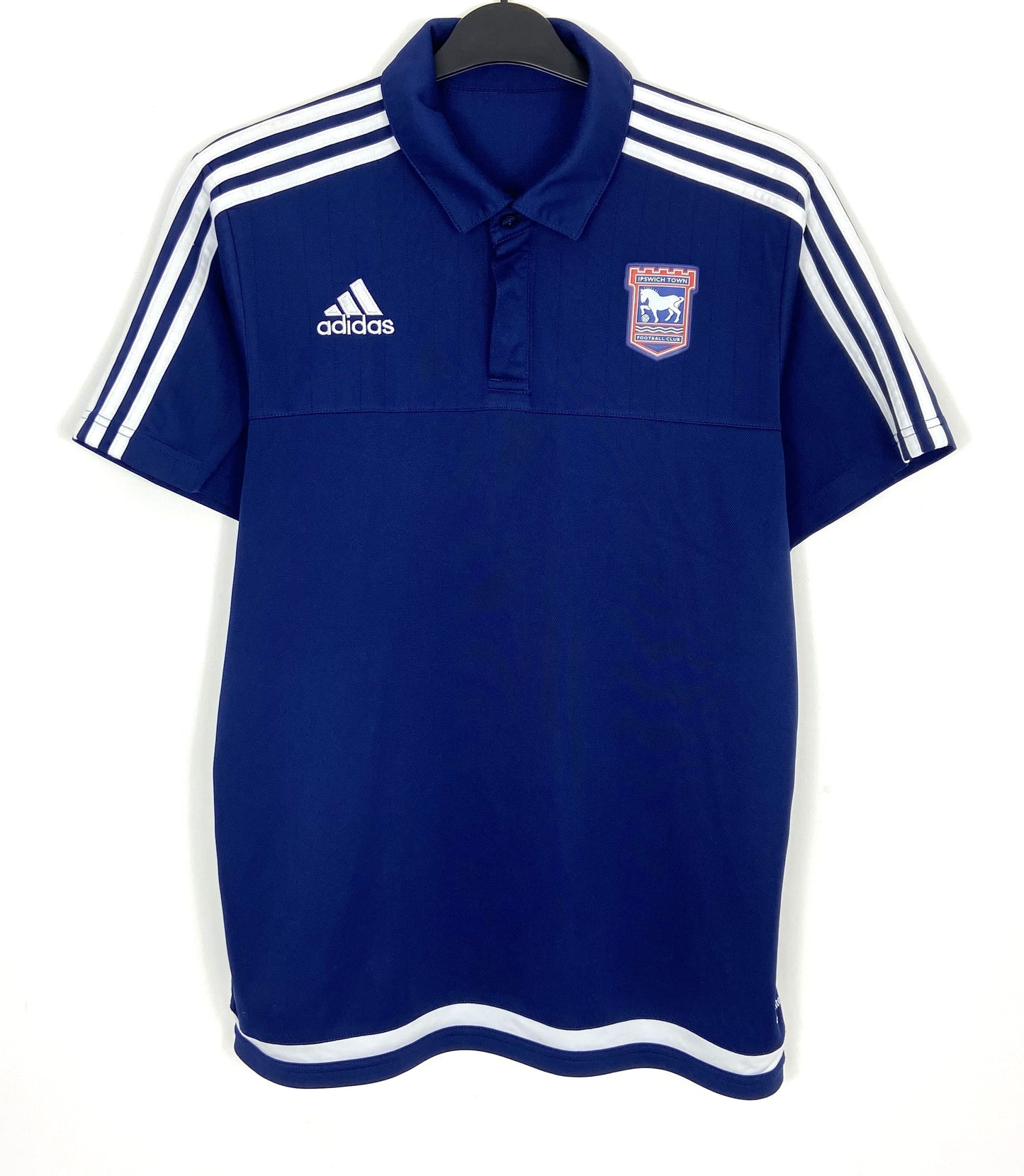 2015 2016 Ipswich Town Adidas Football Polo Shirt Men's Large