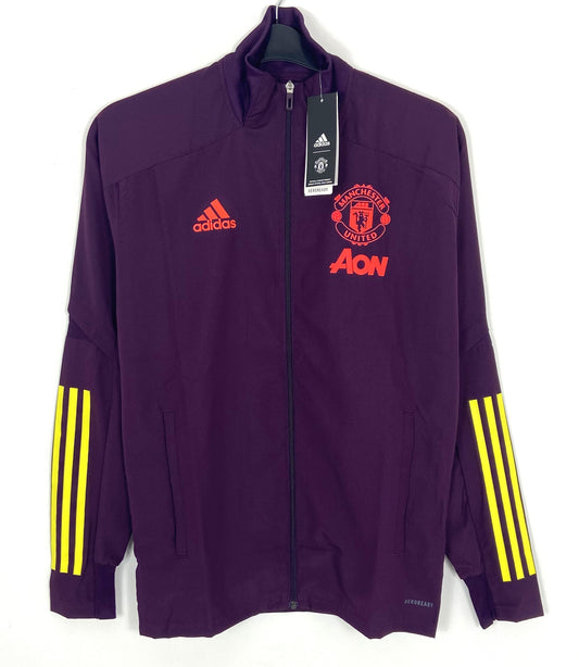 BNWT 2020 2021 Manchester United Adidas Presentation Football Jacket Men's XS