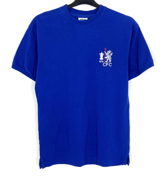 1970 1971 Chelsea Score Draw FA CUP Winners Football Shirt Men's Medium